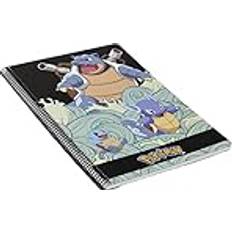 CYPBrands Notesblok spiralryg med Blastoise, Wartortle Squirtle