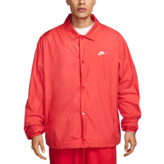 University jacket Nike Men's Club Coaches Jacket - University Red/White