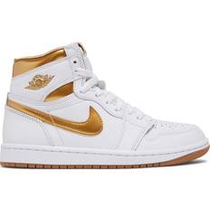 Nike Air Jordan 1 Retro High OG W - White/Gum Light Brown/Metallic Gold