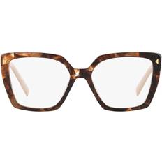 Prada Unisex Glasögon Prada PR 16ZV 07R1O1 Sköldpaddemönstradeshell Endast Båge Kvinna