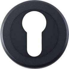 Carlisle Brass Serozzetta Euro Profile Escutcheon Matt Black