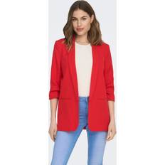 Red Blazers Only 3/4 Sleeved Blazer