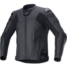 Alpinestars Missile V2 Airflow Motorrad Lederjacke, schwarz, Größe