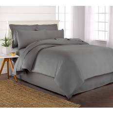 300.0 TC Duvet Covers Pure Bamboo King 3 Piece Set Duvet Cover Grey