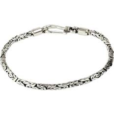 Unisex Armbånd Etnox Byzantine Chain Armbånd - Sølvfarvet