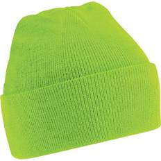 Beechfield Soft Feel Knitted Winter Hat Lime One