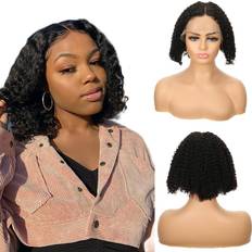 Yatuwin YATUWIN Short Wigs For Black Women Curly Lace Front Wigs