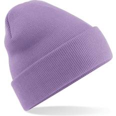 Beechfield Soft Feel Knitted Winter Hat Lavender One