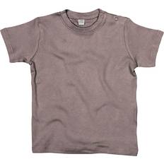 One Size Children's Clothing Babybugz Short Sleeve T-Shirt Brown 12-18