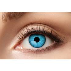 Farvede linser Kontaktlinser Zoelibat Electro blue farblinsen kontaktlinsen deckend