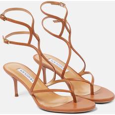 Aquazzura Sandalen Baia aus Leder Nude