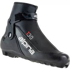 Classic Cross Country Boots Alpina T30 Combi Cross Country Ski Boots Black