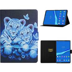 Lenovo Tab M10 Fhd Plus Vibrant Pattern Leather Flip Case Tige