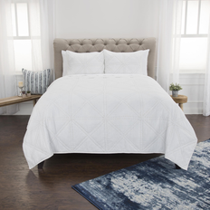 Rizzy Home Royal Queen Quilt White