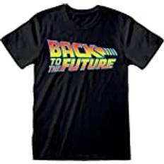 One Size - Unisex Oberteile Back To The Future t-shirt schwarz unisex logo Schwarz