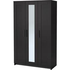 Möbel IKEA Brimnes Black Kleiderschrank 117x190cm