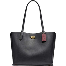 Drehverschluss Taschen Coach Willow Tote - Brass/Black