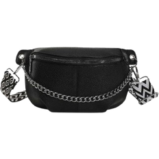 Shein Fashion Solid Color Waist Bag With Chain Decoration, Multi-functional