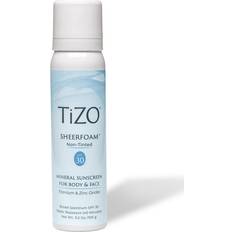 Mousse Sunscreens Tizo SheerFoam Body & Face Non-Tinted SPF30