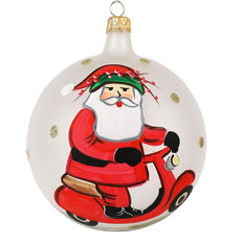 Vietri Old St. Nick Vespa Ornament