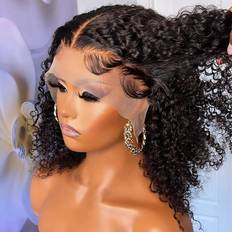Worldnewhair Curly Lace Front Wigs Human Hair for