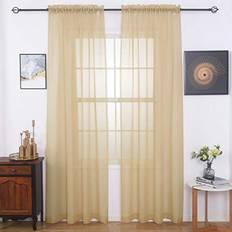 Curtains & Accessories Mystic MYSTIC-HOME Sheer Taupe 95