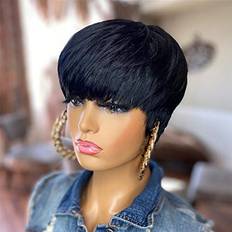 BeiSDWig BeiSDWig Short Pixie Haircut Synthetic Short Wigs