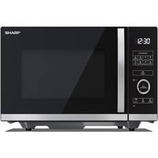 Sharp Medium size Microwave Ovens Sharp YC-QS254AU-B Silver, Black