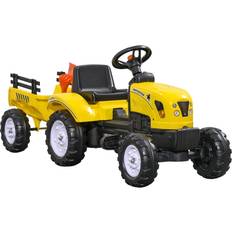 Pedal go kart Homcom Pedal Go Kart Ride on Tractor with Shovel & Rake Four Wheels Child Toy