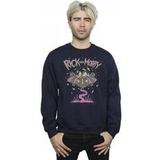 Rick and Morty Spaceship Sweatshirt Navy