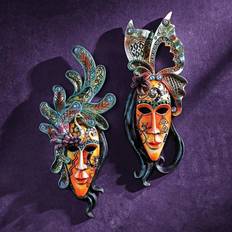 Design Toscano Masquerade at Mardi Gras Mask Sculptures