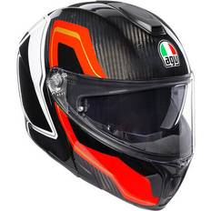 AGV motorrad helm sportmodular sharp carbon/red/white neu Mehrfarbig