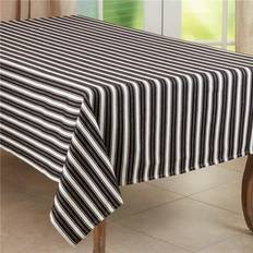 Textiles Saro Lifestyle 306.BW65104B Cotton with Tablecloth Black