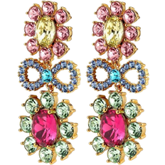 Dyrberg/Kern Guldpläterad Örhängen Dyrberg/Kern Lillian Sg Pastel Multi Earrings - Gold/Multicoloured