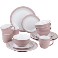 Best Dinner Sets Waterside Camden Pink Dinner Set 16pcs