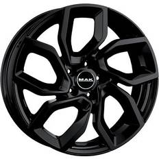 16" - 9" Bilfälgar Mak Apollo Shiny Black R Sommardäck