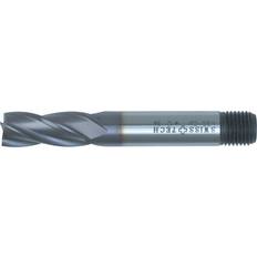 Power Tool Accessories Swiss Tech 8.00MM HSS-Co 8% Theaded Shank Multi Flute End Mills TiCN Coated