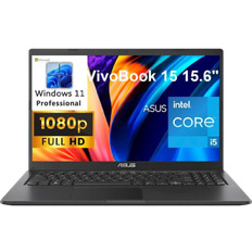 Asus vivobook 15 intel i5 ASUS VivoBook 15 15.6" FHD Business Laptop, Intel Quad-Core i5-1135G7 up to 4.2GHz (Beat i7-1065G7), 32GB DDR4 RAM, 1TB PCIe SSD, AC WiFi, Bluetooth, Black, Windows 11 Pro, Cable HDMI BROAG