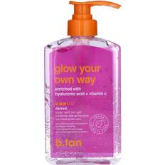 Paraben-Free Self-Tan b.tan Glow Your Own Way Clear Self Tan Gel Darkest 16fl oz