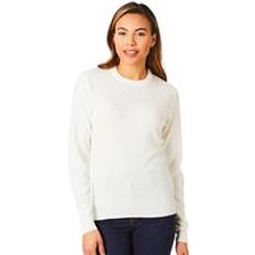 Light & Shade Supersoft Crew Neck Knit Jumper Ivory