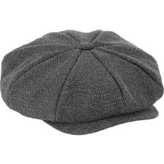 Viscose Caps Beechfield Heritage Baker Boy Cap Charcoal