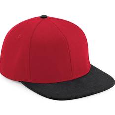 Red Caps Beechfield Two Tone Baseball Cap Red One