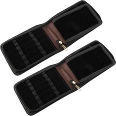 Brown Pencil Case Fountain Pen Roller Binder Case Holder