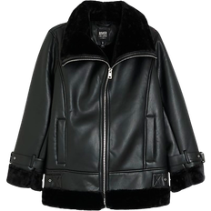 River Island Aviator Jacket - Black