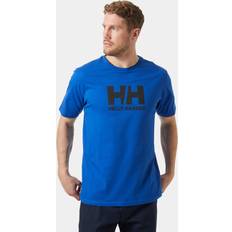 Helly Hansen Man T-shirts Helly Hansen Men's HH Logo Tshirt Blue Cobalt Blue