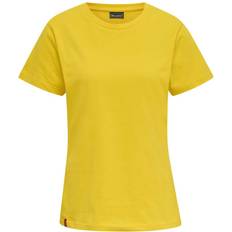 Jaune T-shirts Hummel T-shirt femme Red Basic