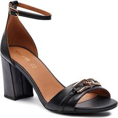 Geox Heeled Sandals Geox Eraklia 80 Heeled Sandal - Black