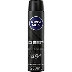 Nivea Men Deodorants Nivea Men DEEP Anti-Perspirant Deodorant Spray Pack Deep Dry Clean 48H 250ml