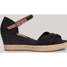 Plataforma Sandalias de tacón Tommy Hilfiger Alpargatas Mujer Negro Talla