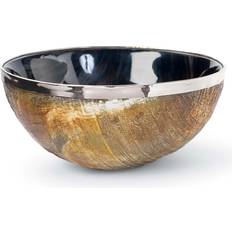 Regina Andrew Polished Horn And Brass Bowl